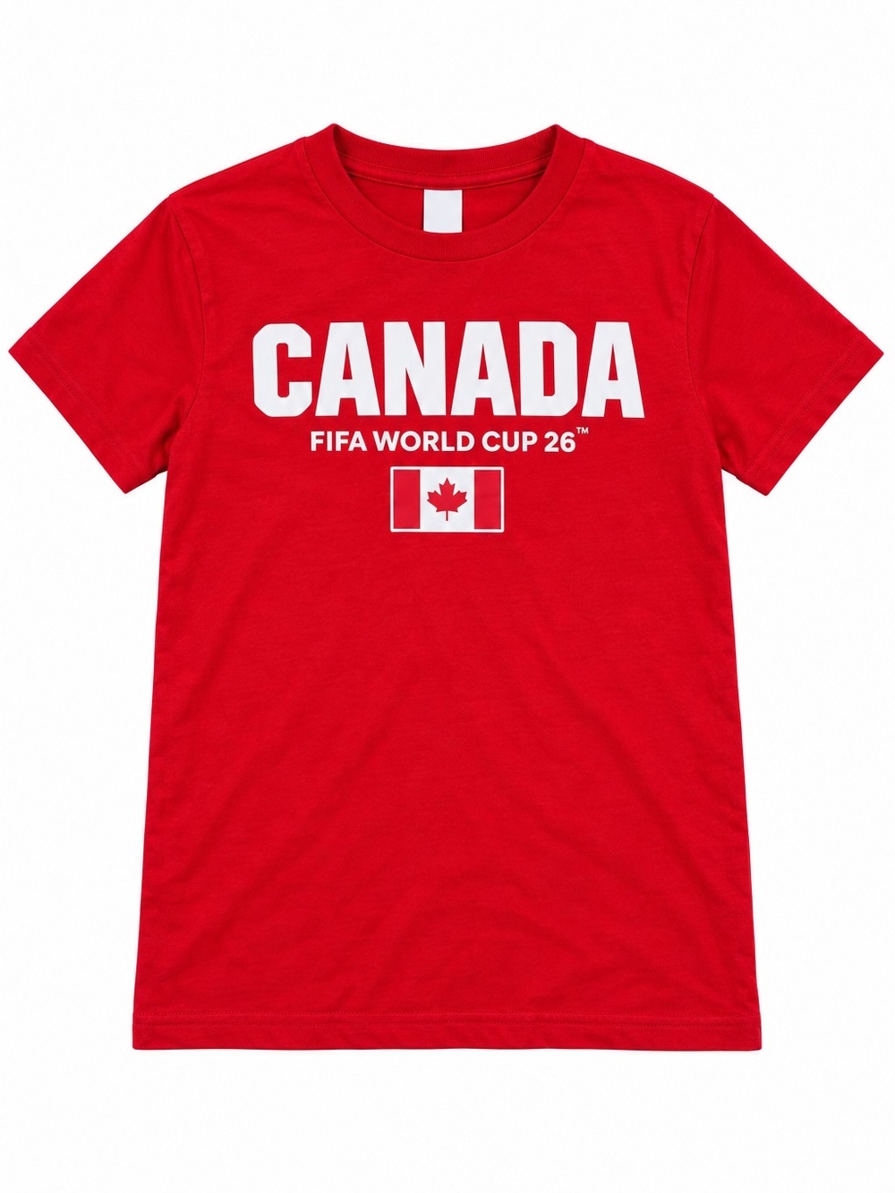 Canada FIFA World Cup 26 Kids Red Graphic Tshirt Small 5T